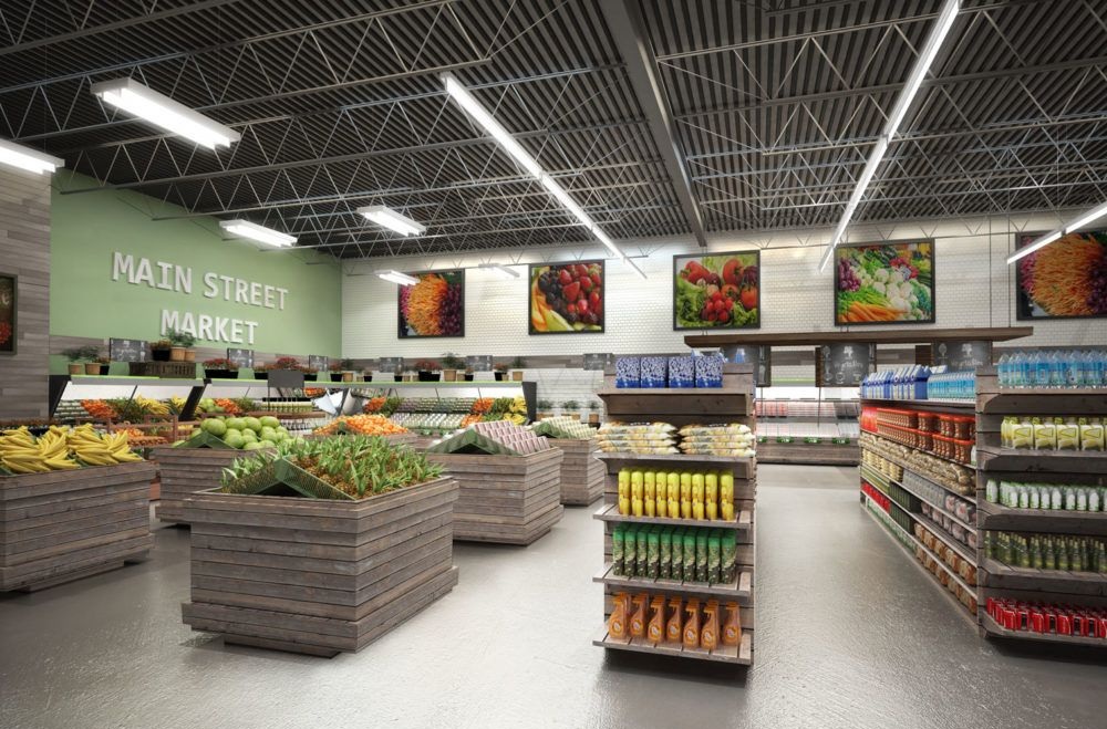 Linear light-Supermarket
